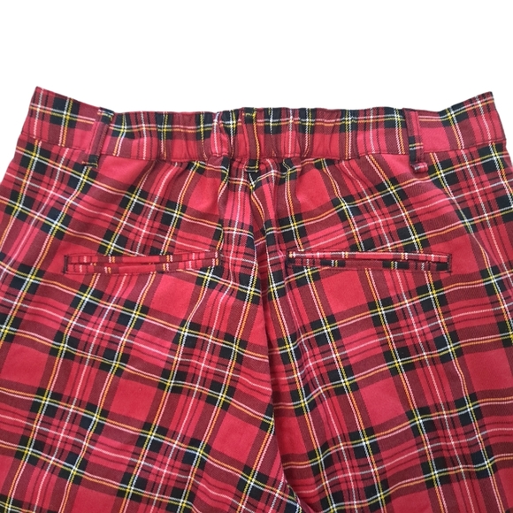 Hot Topic red plaid high rise pants - Picture 11 of 15